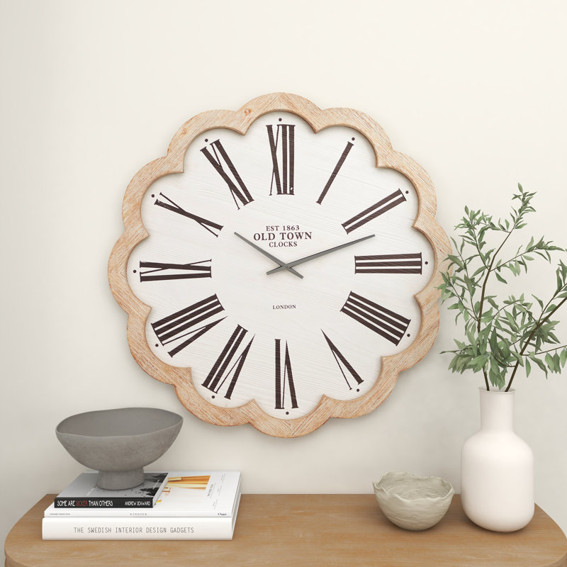 Wood clock Natural wood decor Unique wall items Home decorations online Natural wooden clocks Wooden wall clock Large wall clock Cosmos clock art